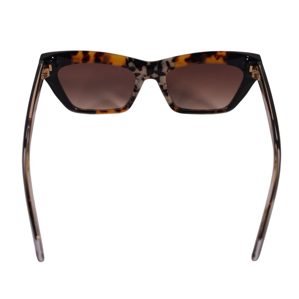 Marc Jacobs Rectangle Cat Eye Sunglasses - Havana / Brown Gradient - NWT - Picture 7 of 11